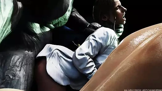 Savage lahana ateşli 3 boyutlu seks hentai derlemesi -113