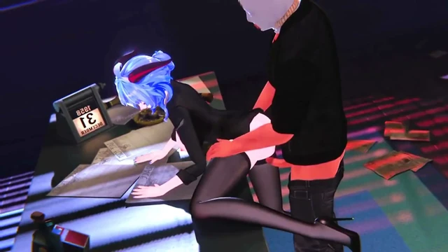 Genshin impact - ganyu gece geç saatlerde ofis zevki - 3 boyutlu hentai animasyonları