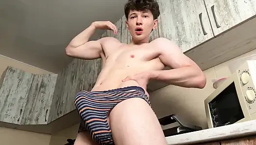 College Boy Gets So Horny And Destroys His Tight Underwear