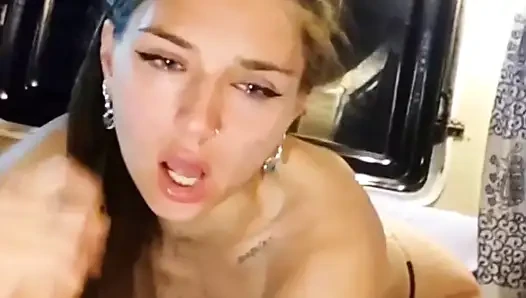 Asmr Gırtlağına Kadar Sakso Çekiyor Ve Tokatlıyor