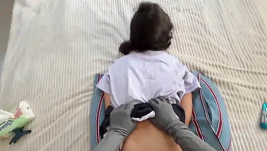 "Lütfen, götüme!" Asyalı üniversiteli kızın ilk sert anal seksi - üniversiteli kız eğitim ep. 2 - aria fleur