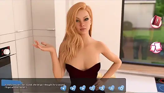 Helping the hotties #3 - Johannes took a sneak peak to see what the girl in the cabin is up to.