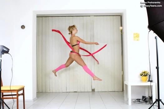 Utangaç ama yetenekli, Anna Prohorenko jimnastik ustası