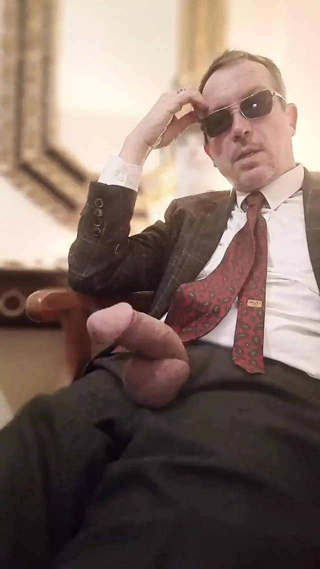 Daddy at His Office