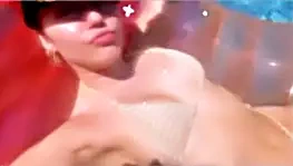 miley cyrus bikini