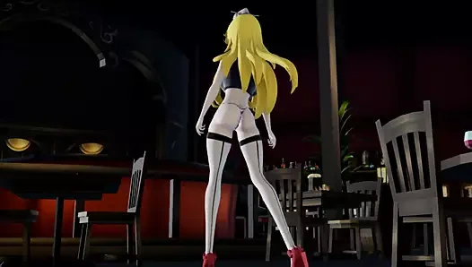 İri göğüslü, büyük elastik götlü ve sulu amcıklı güzel ve seksi bir sarışını herkesin önünde sikiyorum