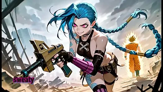 Busty Jinx Goku ile Sikikleri - Parodi Ia