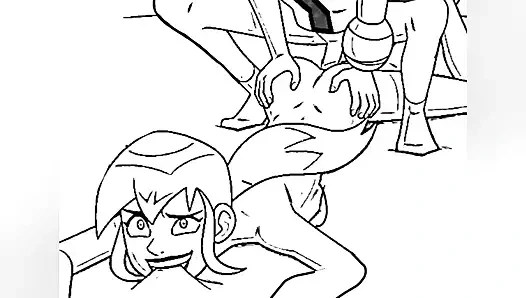 Arkadan seviyor, sadece bütün gün anal seks yapmak istiyor