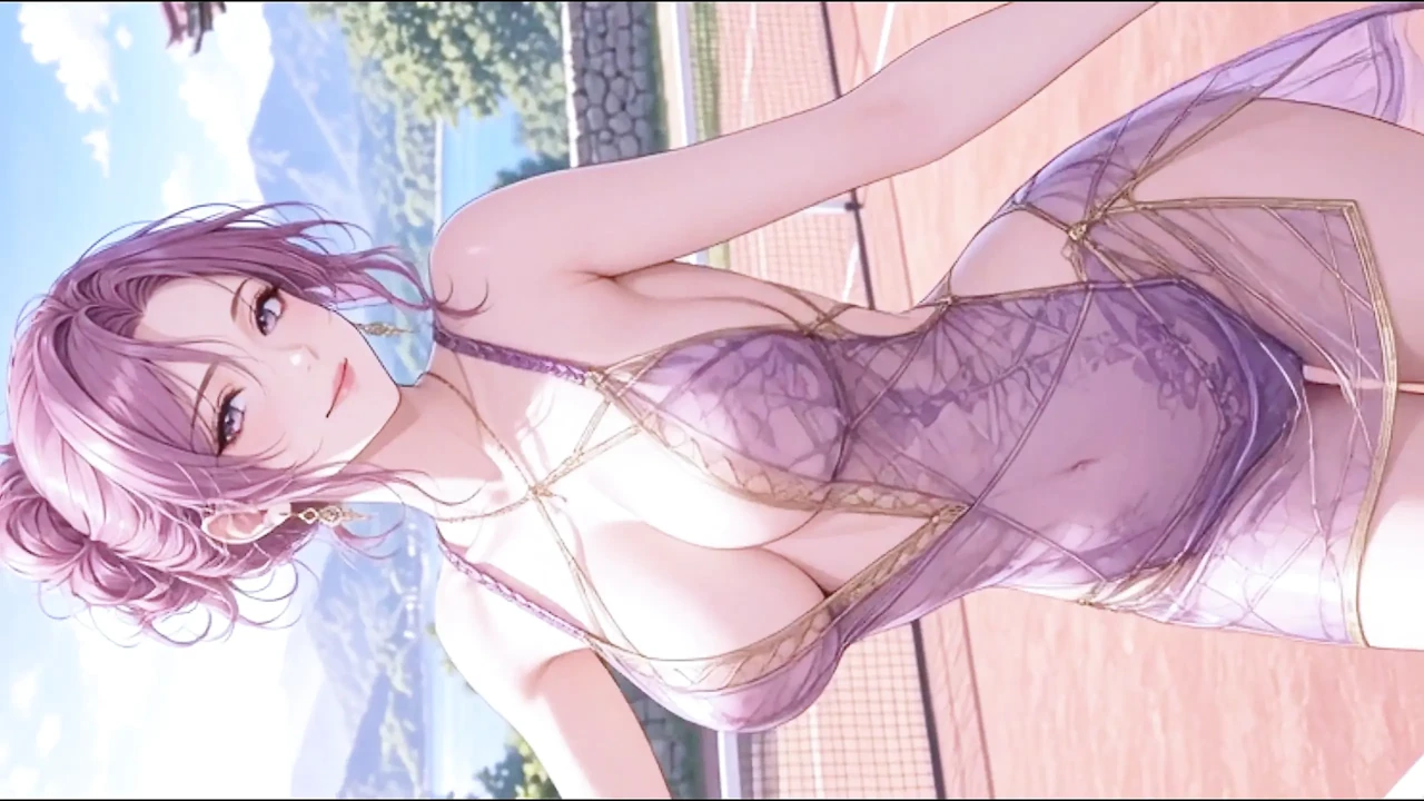 The Joyful Days 18+ of Beautiful Anime Girls: Sakura Tennis 3D Anime AI-Generated