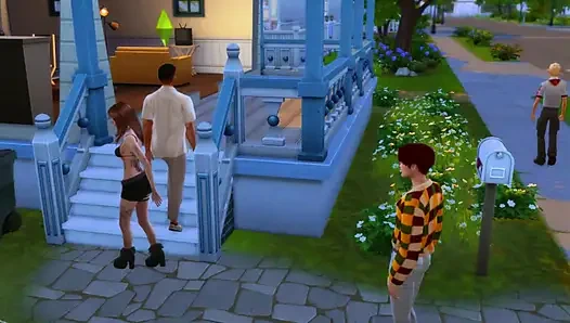 Arkadaşım kız arkadaşımı sikiyor ve uykuya daldılar gavat sims 4 l 3d l çizgi film l evli kadın