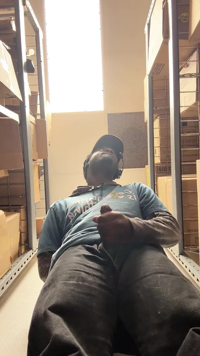 Gooning Out This Fat Load Of Nutty Nut While I'm At Work