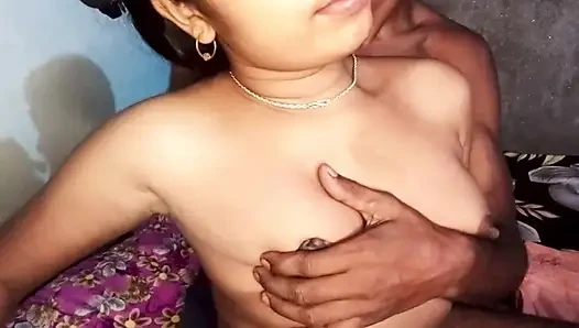 Amateur couple having sex in Doggy Style Fucked Tight Pussy by Babysitter on her birthday First Time in the hotel