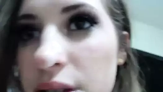 Web kamerası çiftin yüzüne boşalma