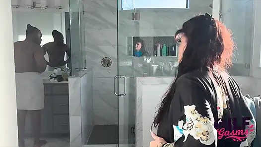 Hollee huntress Samson Blaze'i sikerken öğleden sonra eğlencesi