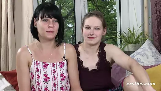 Nadine ve marie birbirlerine klitoral deprem vermek