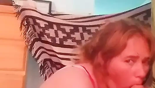 Web kamerasındayken Medi beni emiyor