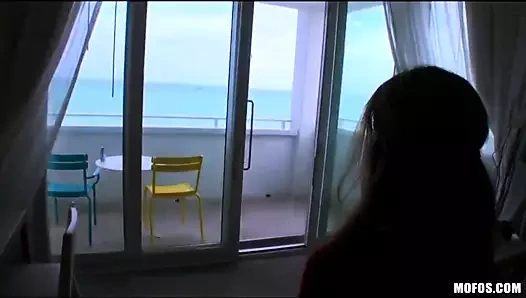 Beautiful busty Latina Vinette Ricci loves rough doggy