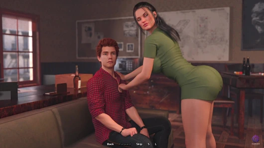 Cuckold Husband Watching His Wife Sucking My Big Dick - 3D Hentai Animated Porn - Life in Santa County