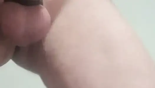 Masturbating with and without shorts