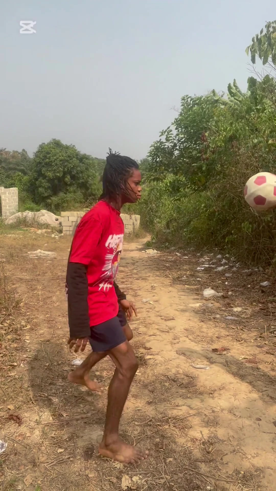 हम आउटडोर दृश्य पर पकड़े गए