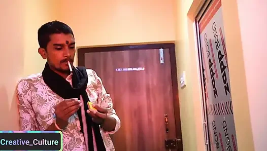 Bengalli ateşli dans eden kız..