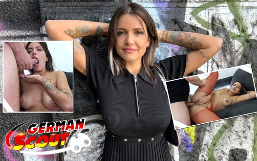 Alman izci - büyük götlü genç crystal richi için pikapta ilk anal