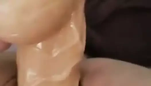 Shana Yates bbw'nin yeni bir yapay penisi var, çok kalın!