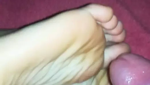 Karım ayakla boşalıyor