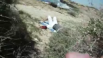 Kamu mastürbasyon boşalmak üzerinde the plaj