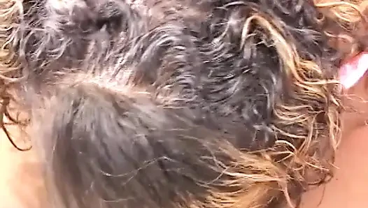 Birkaç yaramaz dolgulu zenci kız Queen B ve Vanity Cruz öğretmenden dil becerilerini imrove etmesini istedi