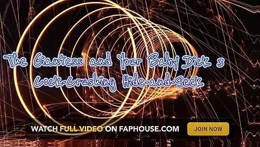 Dev kadın ve bebek yarağın 3 yarağı ezerken saklambaç