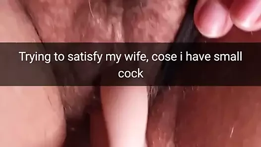 Küçük bir sikim olduğu için aldatan karımı tatmin etmeye çalışıyorum