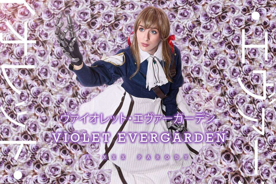 Vrcosplayx büyük memeli melek violet evergarden minnettarlığını gösteriyor - vr porno