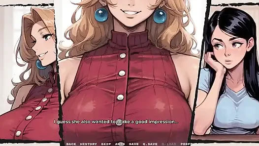 Yeni Kız Arkadaşım Tabu Hentai Oyunu Bölüm 48 Üvey babamın mutfakta üvey annem ve kız arkadaşımla birlikte olmasına şaşırtım!