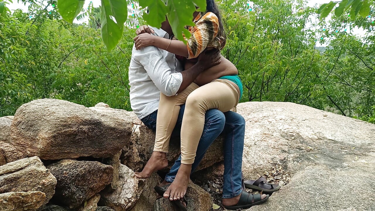 Outdoor sitting Fuck with step sister