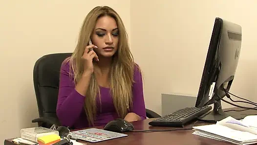 Lezbiyen üçlü seks - ofis hayatı