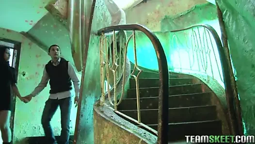 Latina linda nieves becerdin ve eski bir adamda hunk