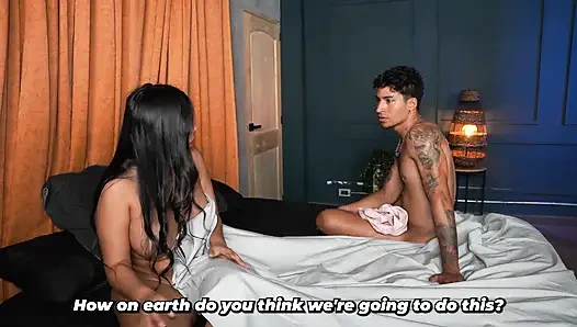 Üvey oğul yanlışlıkla büyük memeli üvey annesini sikiyor - thiago lopez ve lina henao