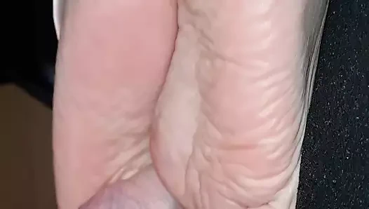 Oma ayakla mastürbasyon