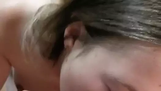 karısının ağzına boşalmak