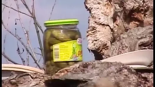 Oma anal ficken im freien