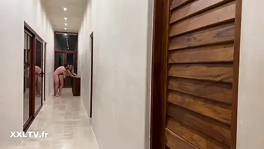 Rebecca Volpetti ve Tiffany Leiddi ile Meksika'da dörtlü seks