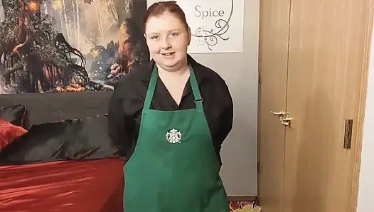 Starbucks önlük striptiz