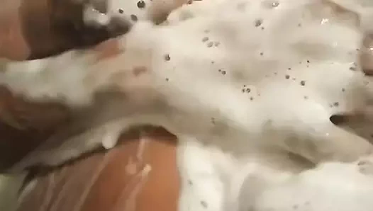 Buharlı duşta çok kirliydim