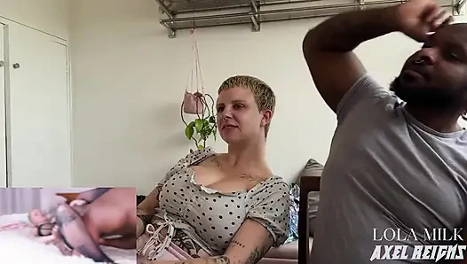 Assistindo nosso pornô parte 3 - Milk X Axel Reigns
