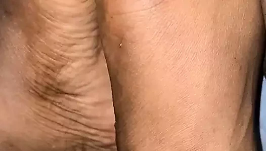 Mavi ayak footjob kızdırmak