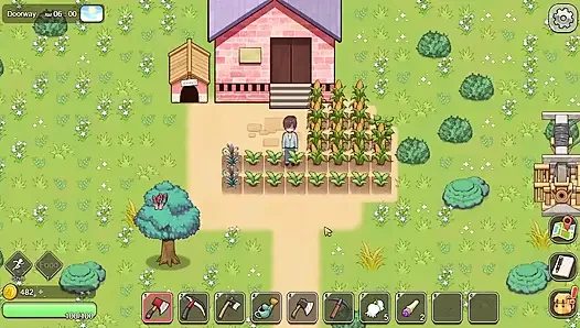 Village Rhapsody - üniversiteli kız büyük yarağımla oynuyor