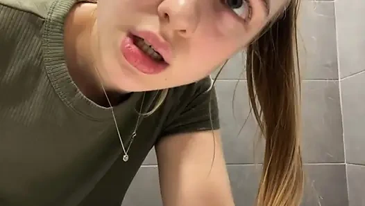 Crazy Squirting in public with big cock