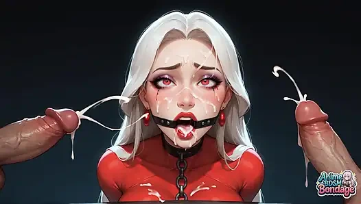 Çıplak esaret altında ateşli ve vahşi tartlar! İnanılmaz ilk kez pulverize aksiyon!