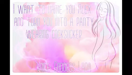 Sana Alex ismini vermek ve seni yarak emici yapmak istiyorum